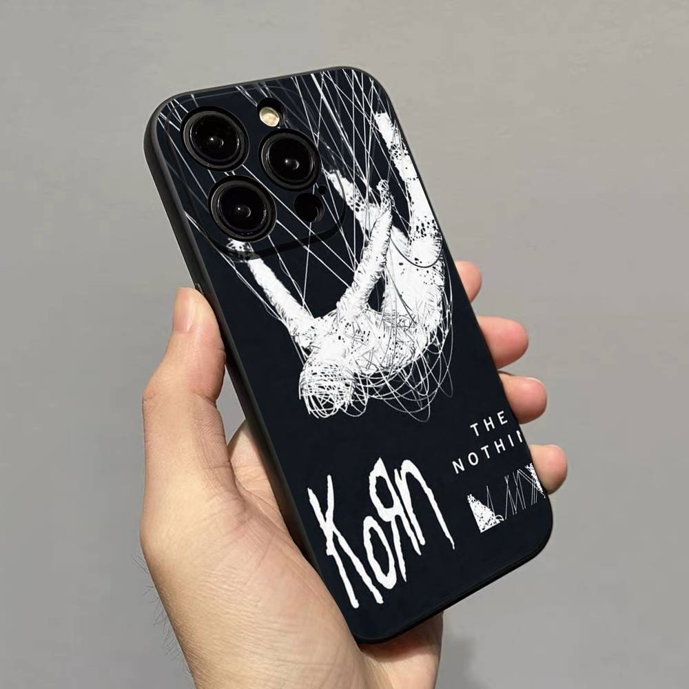 Rock Band K-Korn Handyhülle Für iPhone 17 16 15 14 11 12 13 Mini Pro XS Max Plus Funda Schale