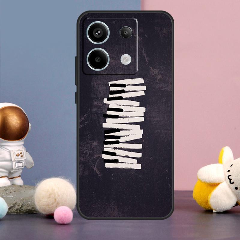 Minimalist Music Lover Case For Xiaomi Redmi Note 14 9 10 11 12 13 15 Pro Plus Redmi 15 15C 14C 10C 12C 13C Cover
