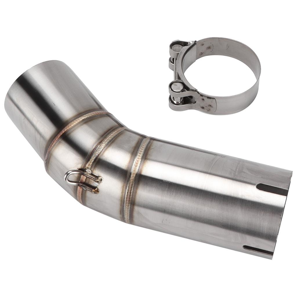 60.5mm Exhaust Mid Pipe Stainless Steel Modification Replacement for Ducati 959 Panigale V2