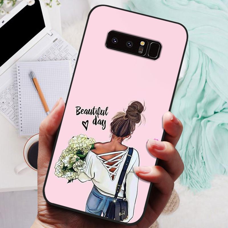 For Samsung Note 8 9 7 5 Case Cover Wolf Cat Animals Silicone Soft Back Cases For Samsung Galaxy Note 9 Note8 Note7 Phone Case
