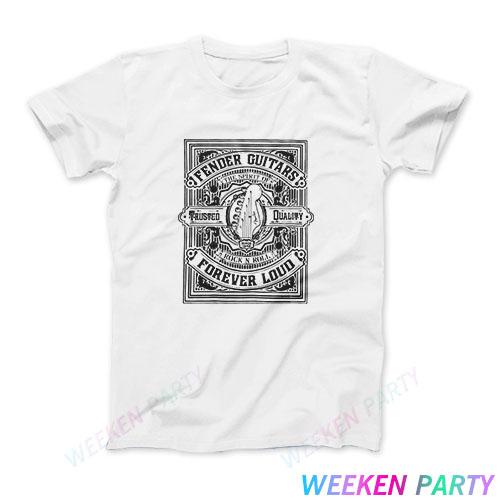 2025 T-shirts Are Selling Well In Summer Fender Guitar Original Telecaster Since 1951 Instrument Pure Cotton T-shirt