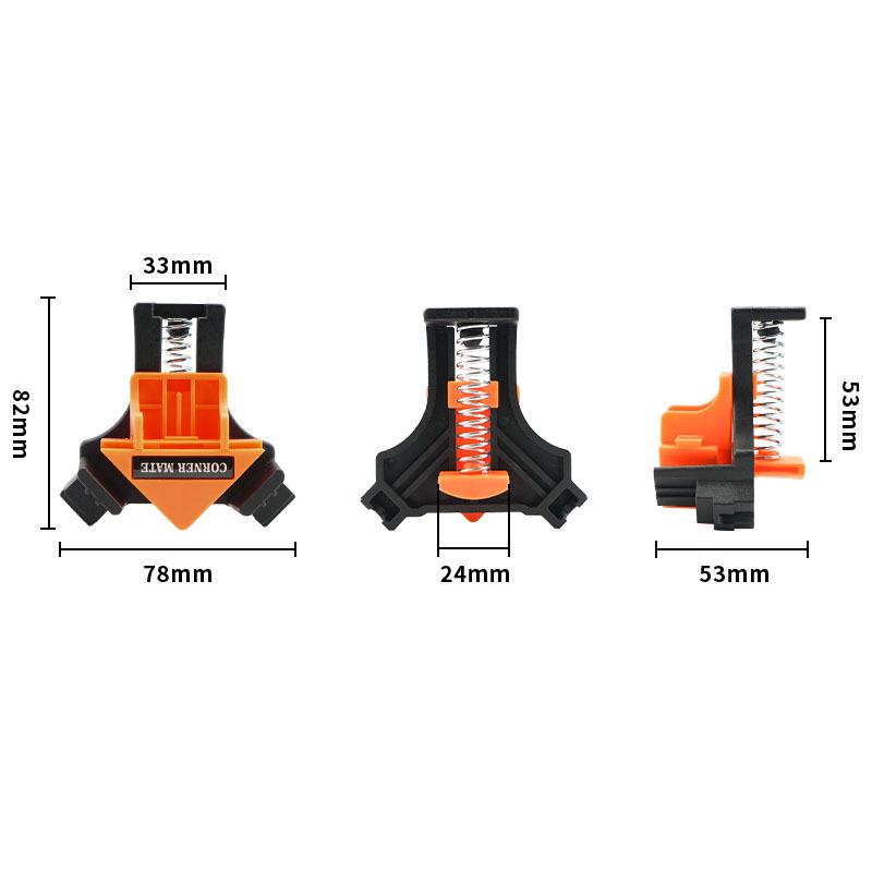 90° Right Angle Woodworking Clamp for Frames and Painting