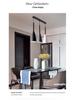 Nordic Modern Triple Pendant Light - Black, White, Grey for Dining, Bedroom, Bar
