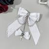 Lace Design Gothic Hair Clips Rhinestone Decoration Chain Detail Rhinestone Hair Accessories Cross Pendant Bow Shape