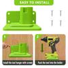 Wall Mount Battery And Tool Holder For 18V Lithium Battery Power Tool Drill Storage Hangers Shelf For P103 P107 P108