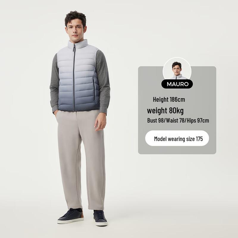 Tanboer Men's Lightweight Stand Collar Down Vest