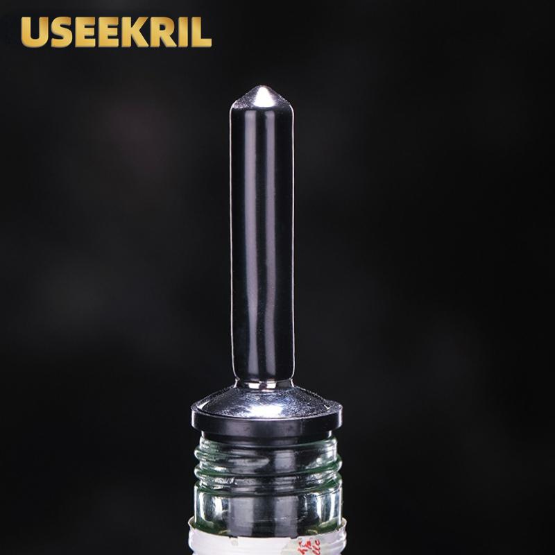 Wine Pourer With Lid Stainless Steel Alcohol Liquor Spouts Bottle Dispenser Wine Bottle Pourer Wine Accessories Bar Tools