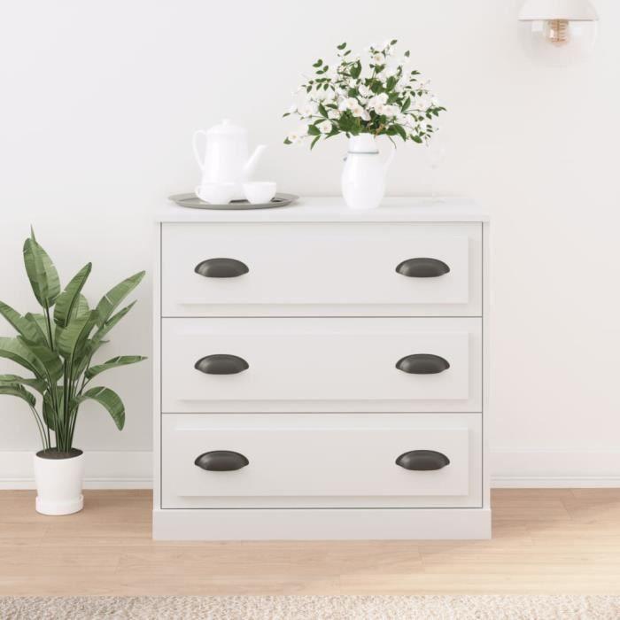 VidaXL White Buffet 70x35.5x67.5 Cm Engineered Wood 816224