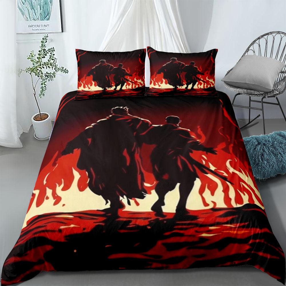 Devilman Duvet Cover Set Without Sheet King Queen Double Full Twin Single Size Bed Linen Set