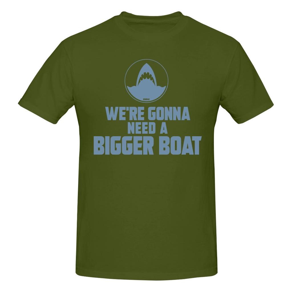 Funny Jaws Movie Were Gonna Need A Bigger Boat Unisexs Printed Tshirt Unisex T Shirtt Shirts
