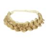 Adjustable Braided Hair Headband Golden/Brown/Black Handmade Hair Band  Women