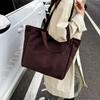 Commuter Retro Large-capacity Bag Women's 2025 New Casual Simple Shoulder Bag Autumn and Winter Portable Tote Bag
