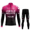 Long Sleeve  Sweat-absorbing Quick-drying Highway Spring and Autumn Men's and Women's Cycling Suit 2026 Autumn Breathable Cycling Suit Set
