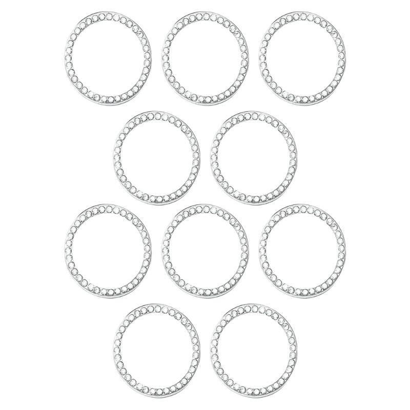 Sparkling Automotive Ignitions Switches Decors Elastic Clip On Designs Decorative Suitable for Most Vehicles