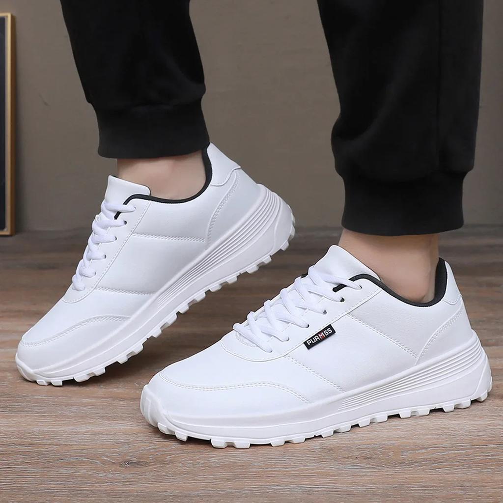 Zapatos de Hombre Zapatos Mocasines Suaves Zapatos Casuales Cómodos para Hombre Negro Sólido Blanco Zapatillas de Caminar para Hombre Calzado Tallas Grandes