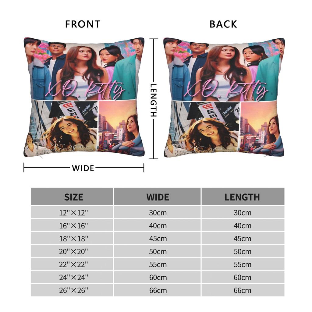 Tv Xo Kitty Kim Min Ho Pillow Case Funny Pillow Cover Comfy Pillowcases For Living Room Chair