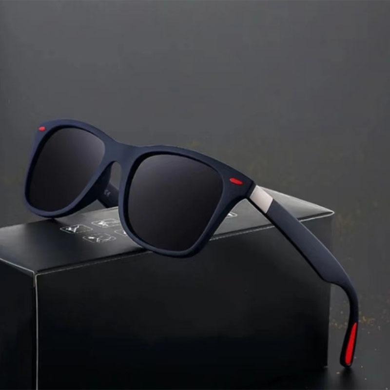 Moda clássico polarizado óculos de sol masculino feminino quadrado óculos de sol anti-reflexo viagem pesca ciclismo óculos de sol uv400