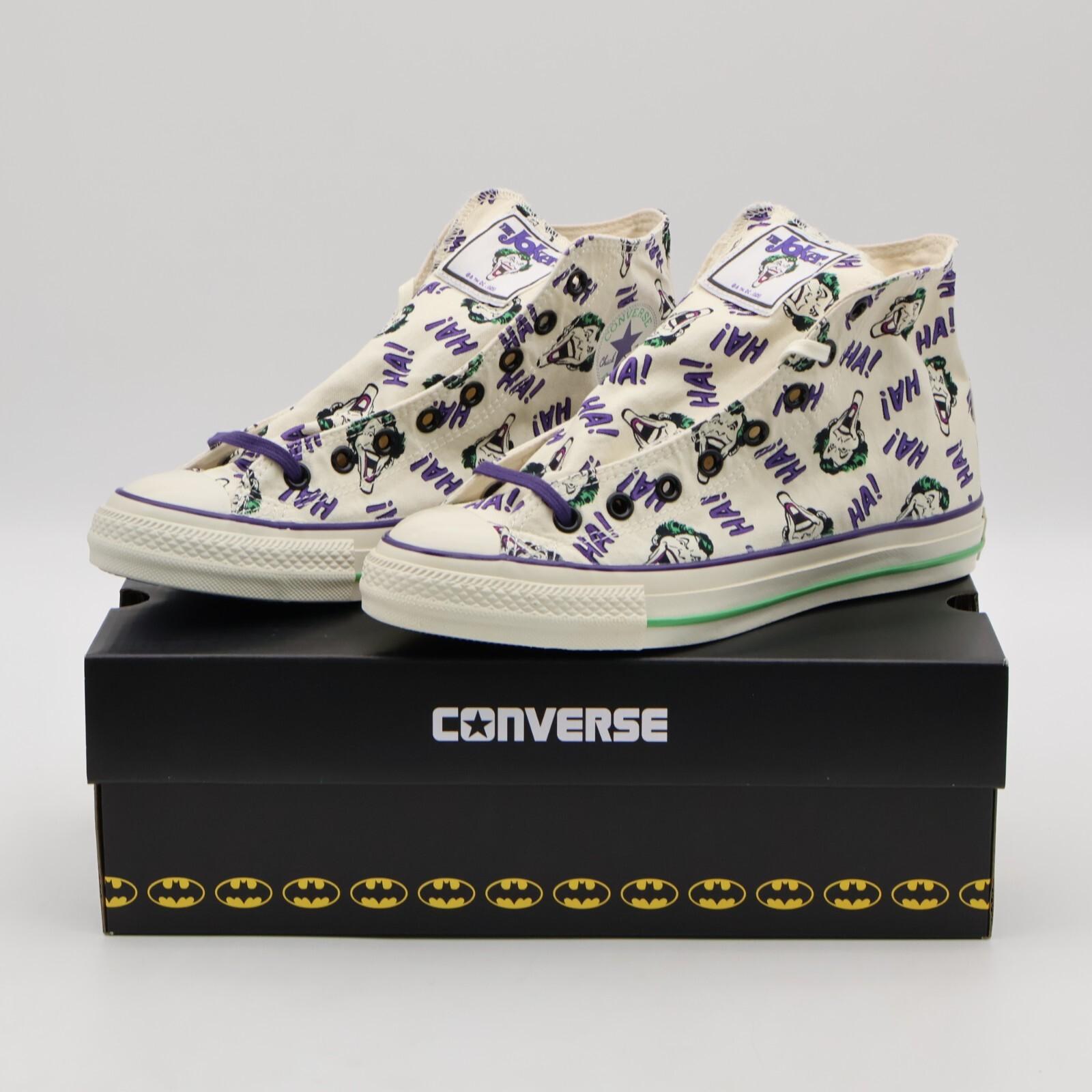 31314041 DC Converse All Star Aged Hi Joker (Men s) 7.5