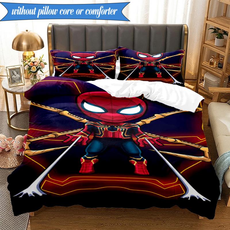 Spider 3pcs K-pop Music Group Bedding set,Ideal for Bedroom, Dormitory,Including Duvet Cover And 2pcs Pillowcases,Fan Gifts