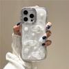 Kristall-Schmetterling Kamelie Funkelnde Welle Epoxid-Handyhülle für iPhone 14, 15, 16 Pro Max, 17