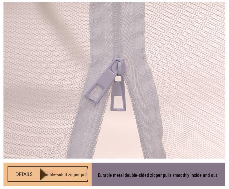 Wolnostojący Składany 3-drzwiowy Jurt Mongolski Moskitiera – Odporny na komary, 1,5m/1,8m