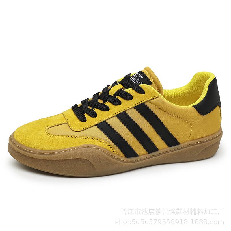 

Модные ретро удобные повседневные мужские модные универсальные дышащие кеды для катания на доске для улицы молодежные высококачественные кеды для катания на доске 44 жёлтый