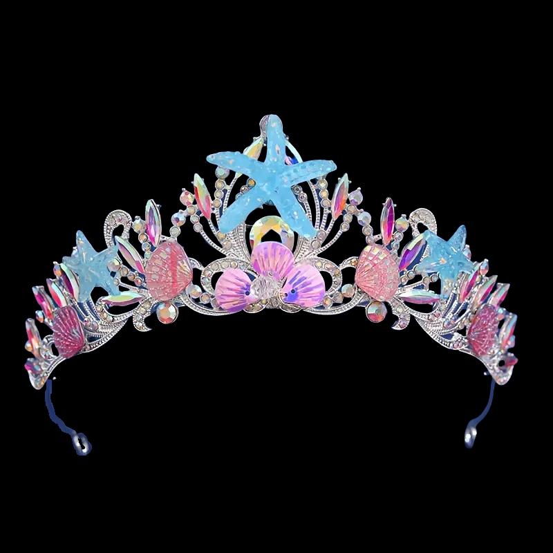 Silberne Kristall Diademe und Kronen Haarreif für Damen Party Braut Hochzeit Haarschmuck Schmuck Krone Diadem Haarreif Geschenk
