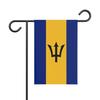 Drapeau - Barbade - 32 X 47.5 Cm - Polyester - Impression Recto/verso - Multicolore