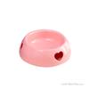 Pet Love Single Bowl for Cat and Dog, Plastic Feeder, Yellow, Pink, Orange, Gray, White, Light Blue, Pet Supplies