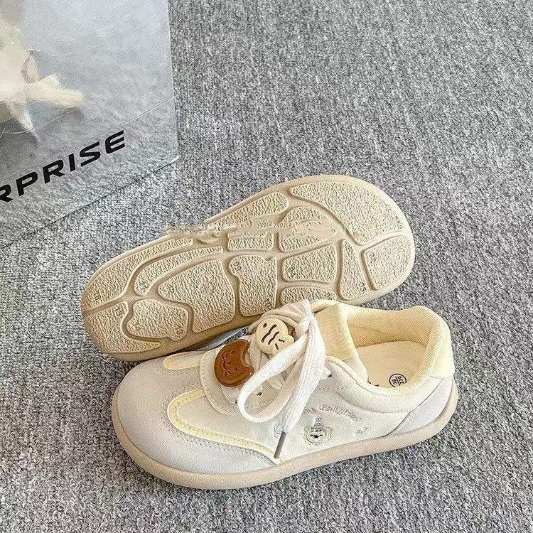 

Original niche board shoes, new autumn lightweight platform shoes, German training shoes 35【foot length 22.5cm】 бежевый