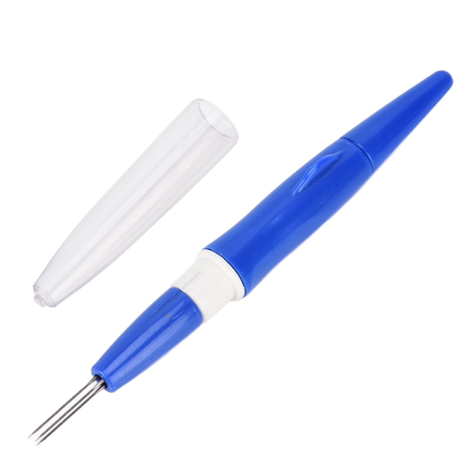 

Иглы для валяния 3 иглы Эргономичная ручка Простота использования Удобный захват Самостоятельное валяние синий