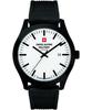 Combat Basic Rubber Strap White Dial Quartz 7055.1873 100M Men's Watch
