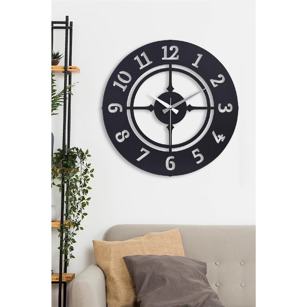 41 cm große, dekorative Wanduhr mit fließendem Sekundenmechanismus und geräuschlosem Mechanismus