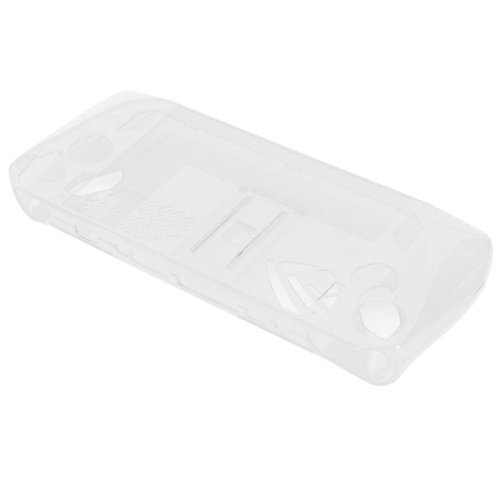 Game Console Clear Case Shockproof Prevent Slip TPU Protective Cover with Bracket for ASUS ROG Ally Handheld 2023