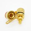 10pcs Gold-plated Pure Copper Binding Post Speaker Amplifier Terminal 4MM Banana Plug Socket DIY Audio Plugs Jack Connectors