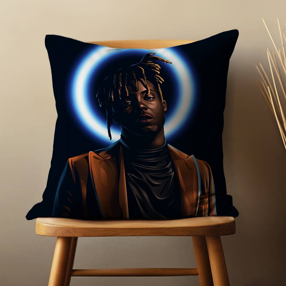 Rapper J-Juice W-Wrld Cool Throw Pillow Case For 45*45cm,55*55cm,30*30cm For Home Bedroom Decoration And Protector