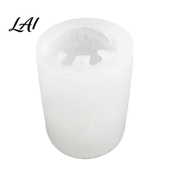 Food Grade Silicone Mold Ice Cube Tray Highland Cow Flexible Fun Drink 1pc