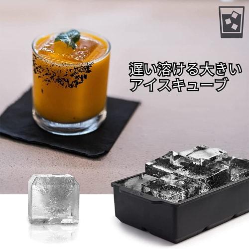 ESTVLB Silicone Ice Maker, Square Ice Tray, Silicone Ice Maker Case, Ice Cubes, Soft Ice Tray, Easy Removal, with Lid, Freezer Storage, Durable, Multi