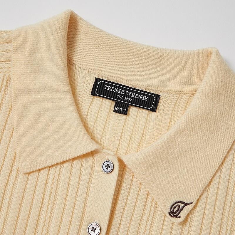 Teenie Weenie Women's Bear Logo Knitted Cardigan