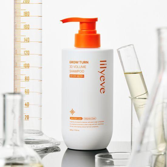 lilyeve Growton 3D Volume Shampoo Large Capacity 500g Promotion (+200g Free)