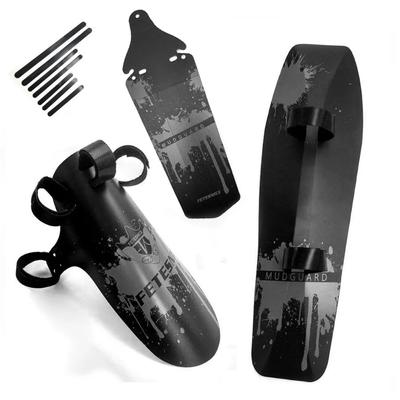 Fahrrad-Schutzblech-Set, Fahrradzubehör, Fahrradkotflügel, Unterrohr/vorne/hinten, Schmutzfänger für MTB, Rennrad, Zubehör, 3-teilig