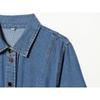 Handmade European & American Style Denim Shirt Dress - Women's 