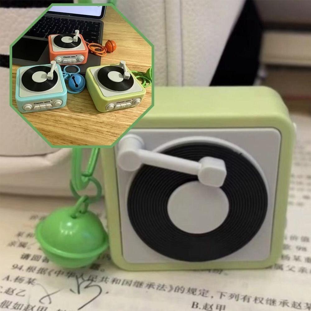 Portable Music Box Pendant Musical Instrument Toy Music Speaker Key Chain Retro Recorder Keychain