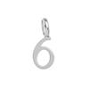 Trendy DIY 0-9 Number Pendants, 18K Gold-Plated Titanium Stainless Steel