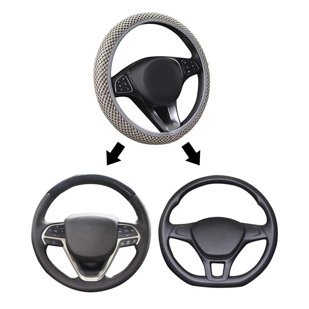 Steering Wheel Cover, Car Steering Cover, Anti-slip, Protection, Breathable, Stretchable,