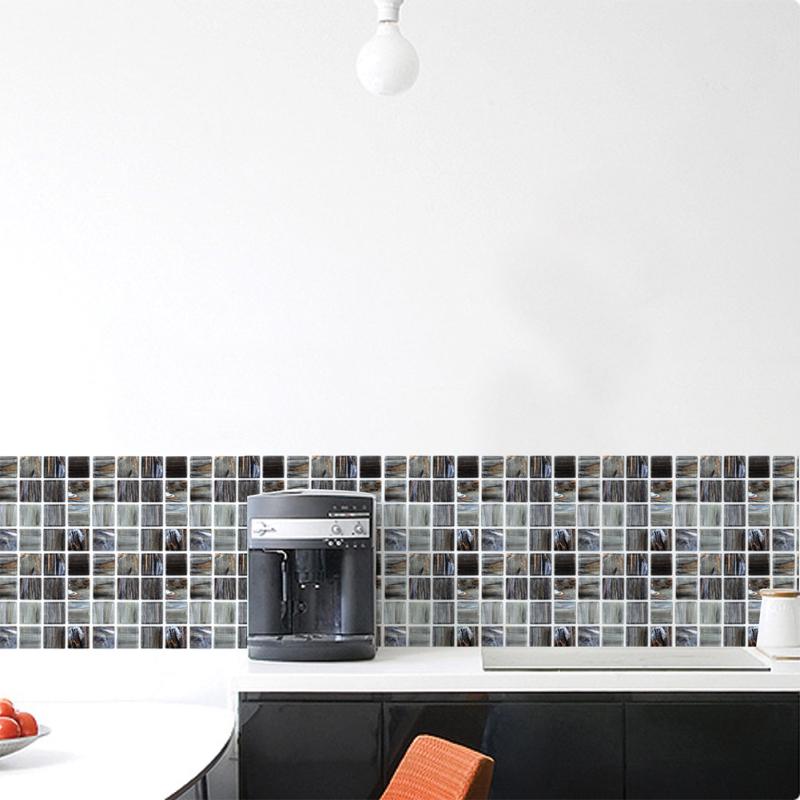 Cheap Waterproof Self Adhesive Mosaic Tile Sticker for DIY Kitchen