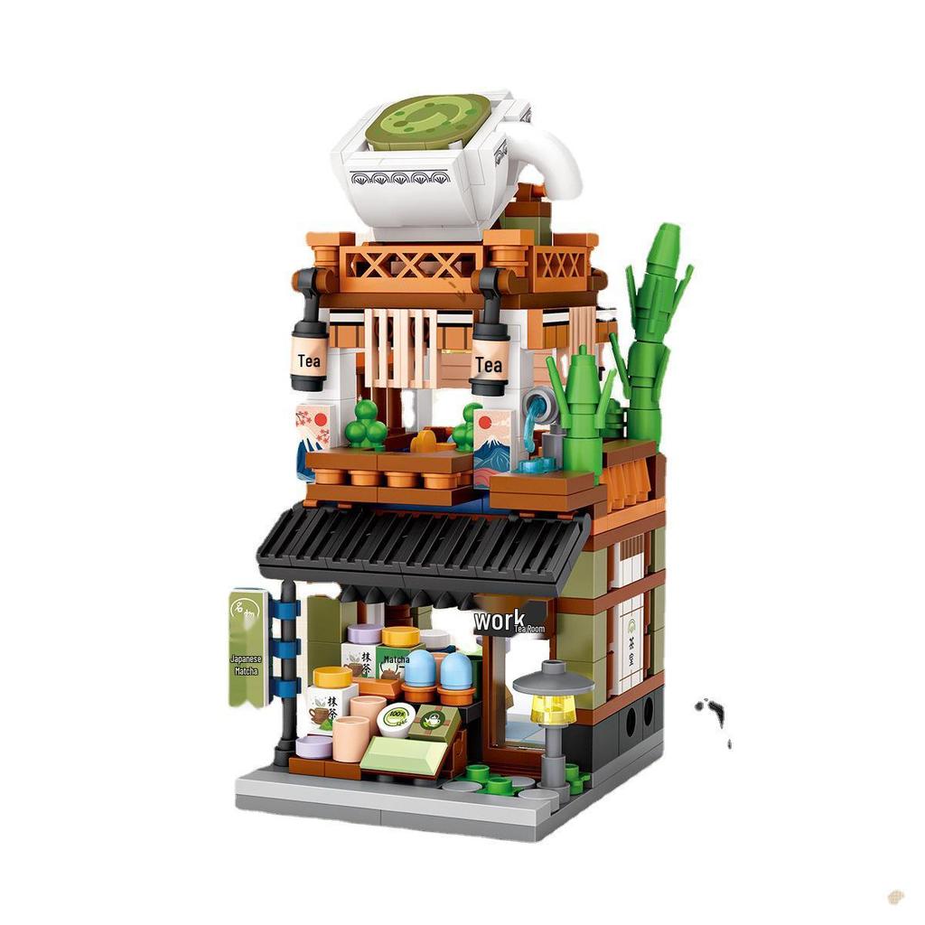 LOZ Japanese Street Scene Building Blocks Mini Toy for Kids - Educational Holiday Gift