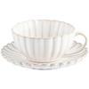 Retro Tea Mug Plate Set Flower Shaped Latte Flower Tea Water Cup Minimalist Milk Cups  Hotel