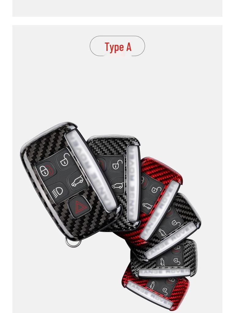 T-Carbon Carbon Fiber Key Shell for Land Rover & Jaguar XFL - Protective Cover