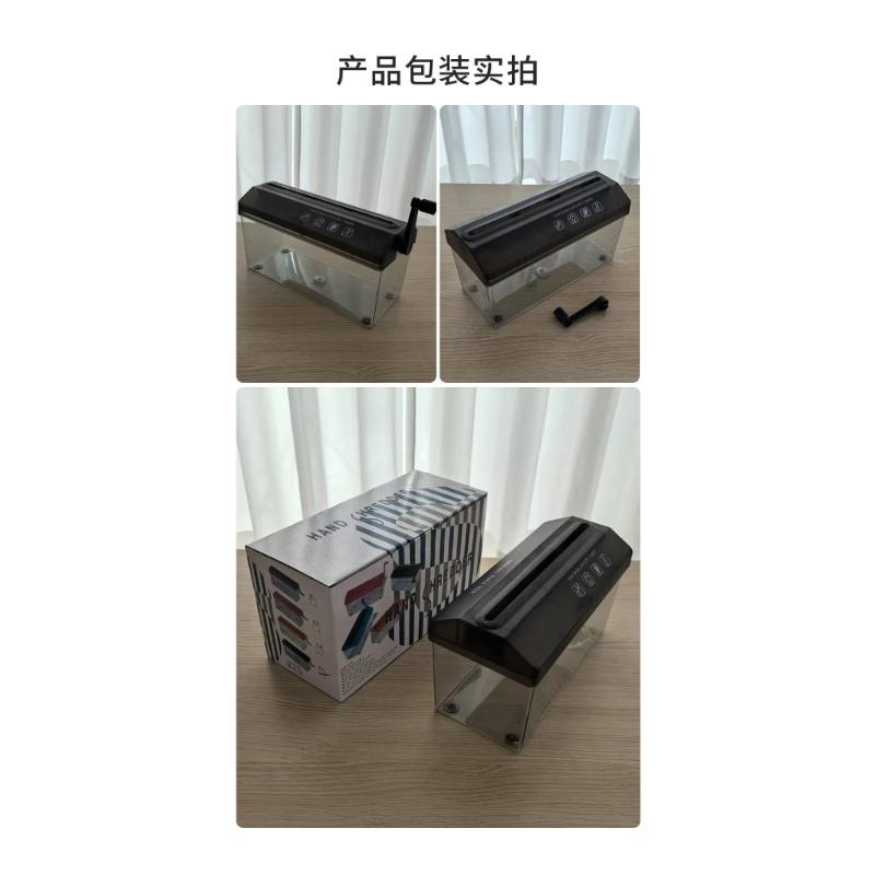 Mini Hand Shredder Portable Hand Shredder Paper Shredder Manual Paper Shredder Mini Paper Cutting Machine Office